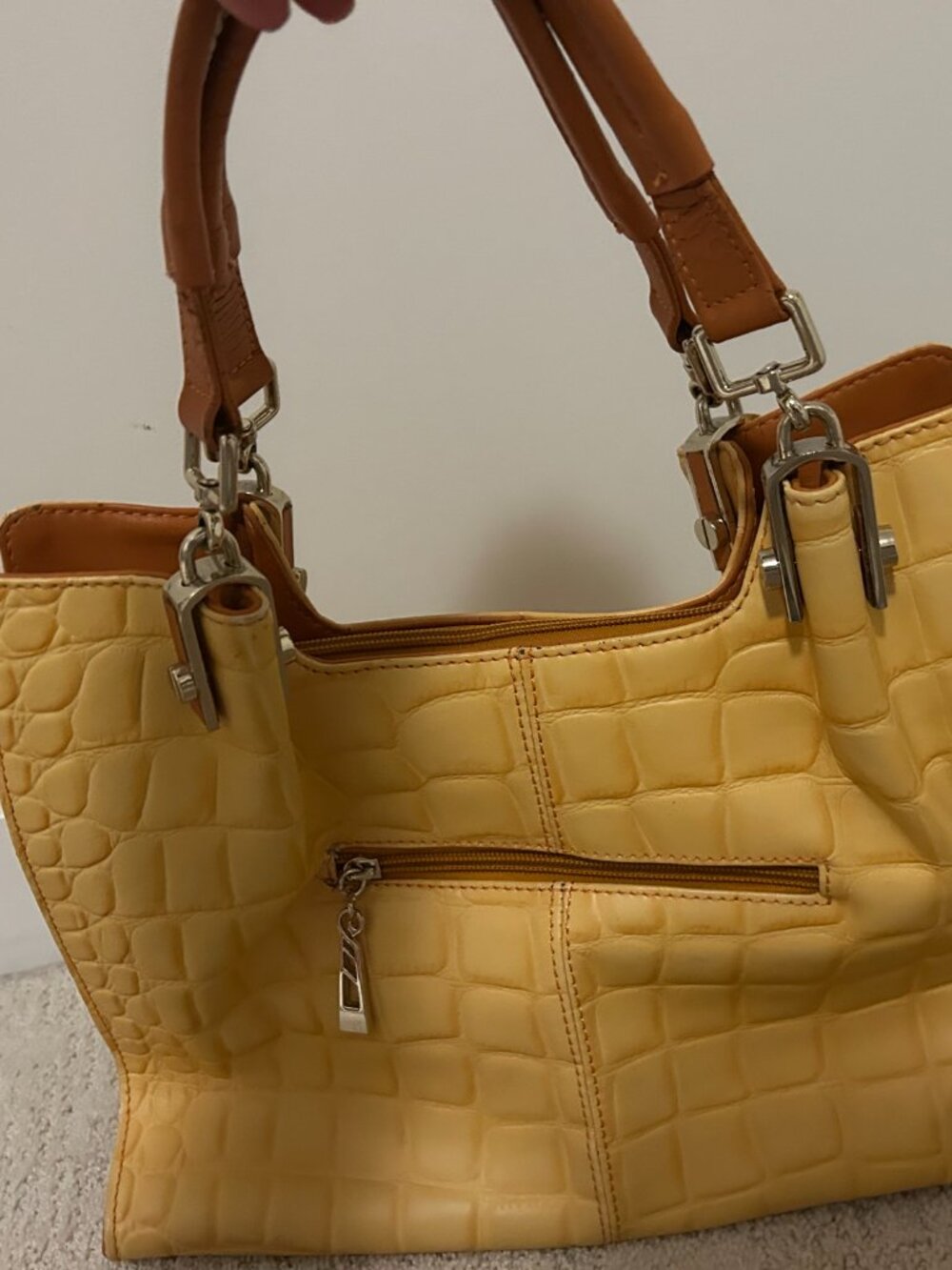 Leather handbag - Picture 3 of 4
